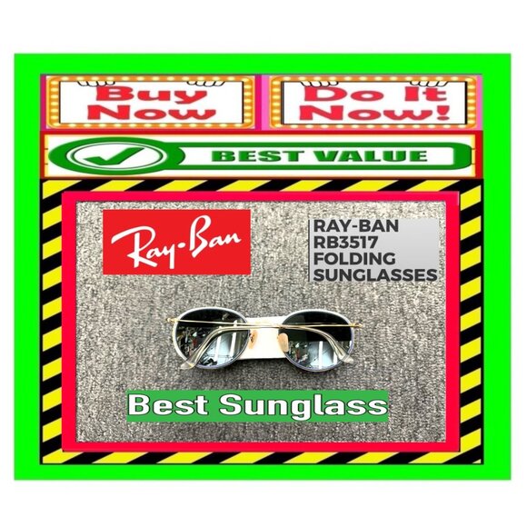 ✅🆕🚨🔴🌸S🌸A🌸L🌸E🌸🌠🔴📢RAY BAN Fold SUNGLASSES Unisex EYEWEAR🟢BUY NOW📲💸🟢 - Picture 3 of 16